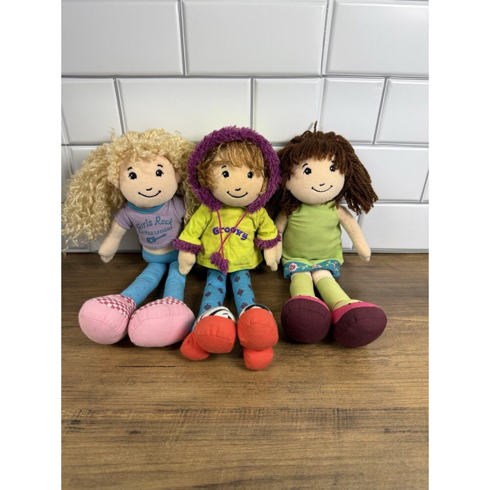 Groovy Girls Talli, Kinzey, Kelsey Lot Manhattan Plush Toys